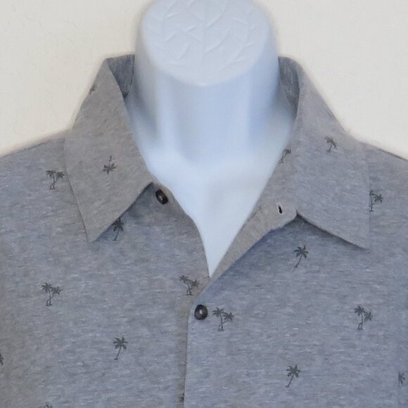 Trunks Surf & Swim Co.* Men's Short Sleeve Button Down Curved Hem Shirt~ Size XL - Picture 4 of 12